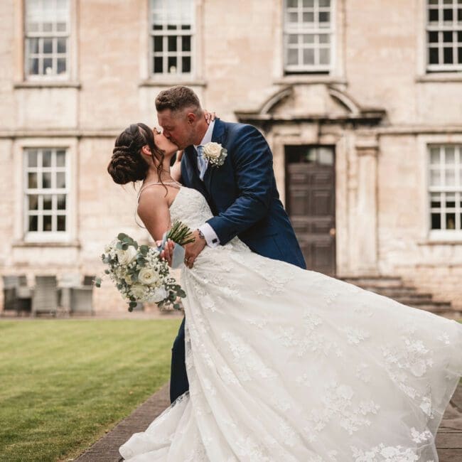 bride and groom at a west Yorkshire wedding