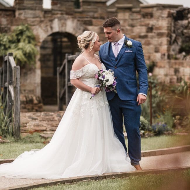 Joshua & Laura -0440 Moorlands garden wedding photos