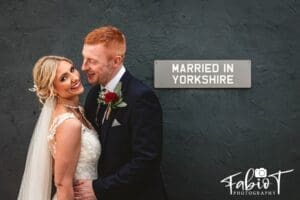 image of couple married and have wedding photography in yorkshire