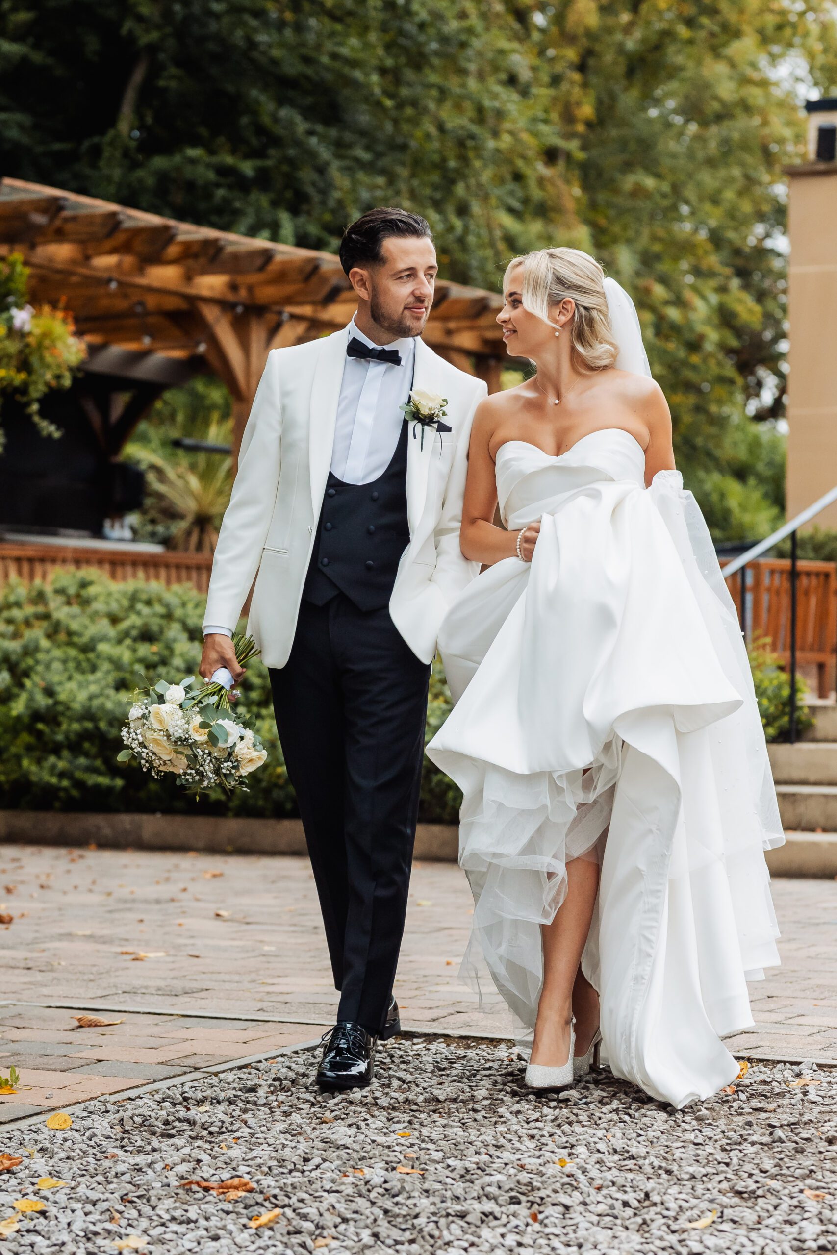 Dionne and Mark at their Yorkshire wedding